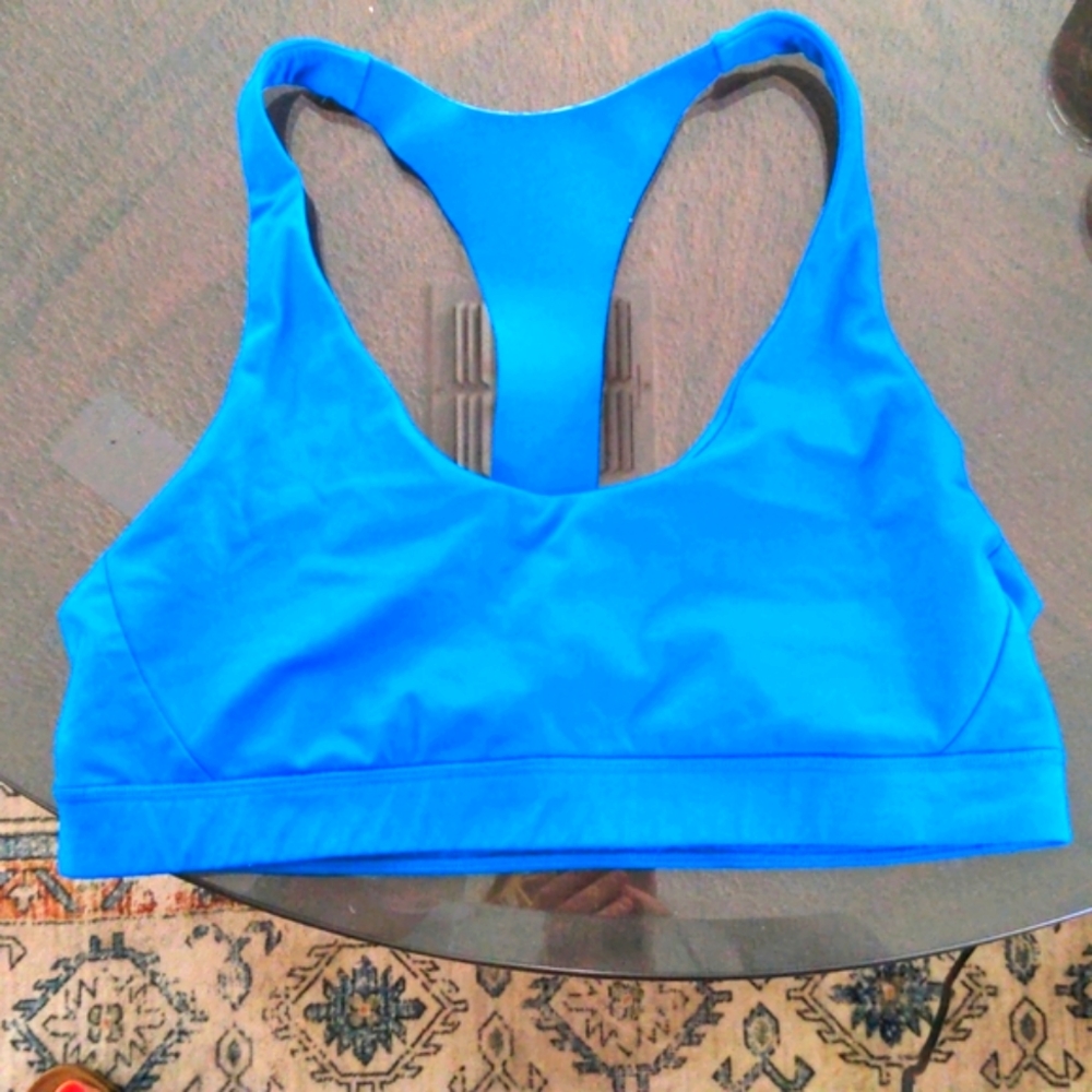 Lululemon Racerback Wunder Train Bra FoilMedium Support, C/D Cup Size 12